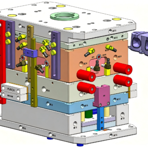 Two-Color Plastic Part Molding Mold